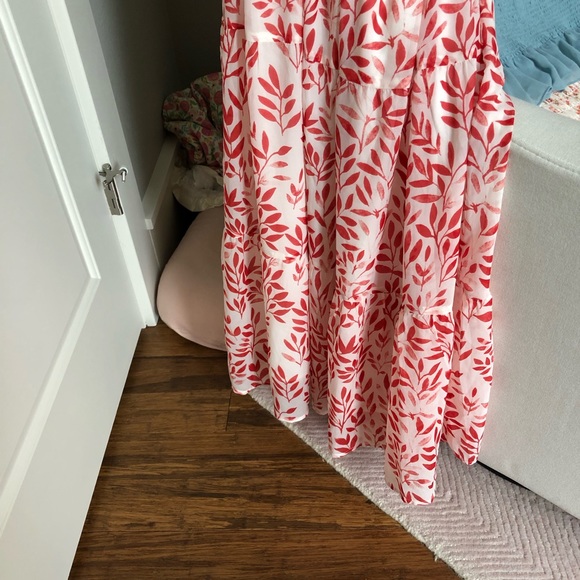 Stellah (anthropology) red print maxi dress - Picture 9 of 9